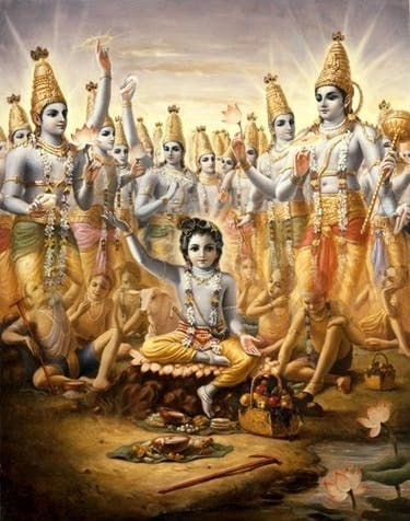 Krishna and Vishnu